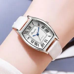 패션 여성 가죽 시계 아날로그 여자 엔틱 손목 초 여자시계 여성시계 손목시계
