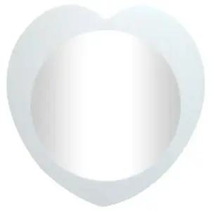 GPM 7173 로맨틱 하트 벽거울 화이트 제조한국 골든벨시계 사무실거울 학생거울 집들이거울