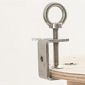 1Pc304 스테인레스 스틸 C 자형 클램프 파이프 스퀘어 풀 링 조정 가능 고정 다기능 하드웨어 패스너