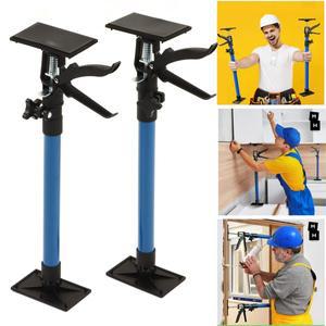 2Pcs 걸이캐비닛 지지대 스테인레스 스틸 나일론 확장형 견고한 50-115cm 도어 프레임 용 텔레스코픽