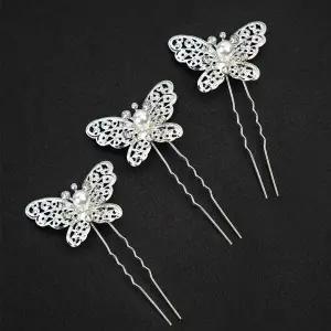 예쁜 똑딱핀 여성 스타일 데일리 소 검정헤어핀