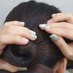 여성 메탈 헤어핀 예쁜 패션 데일리 단계조절가