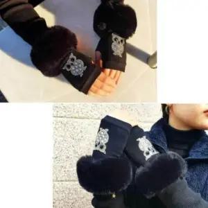 핸드워머 부엉이 반장갑 손난로 암워머 토시 반장갑 부엉이핸드워머