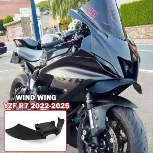야마하 R7 YZF R7 -2025 윈드 윙 에어로다이나믹스 페어링 윙렛 GP 윙 모터사이클 프론트 스포일러 로워 스