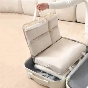 여행용 걸이형 수납 파우치 소품 정리 가방용화장품 접이식 용세면도구치 캐리어보조 용보스턴백 캐리어치