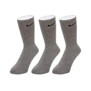 [나이키] 그레이 양말 3P 세트 남녀공용 크루 롱삭스 발목양말 중목 SX7664-064