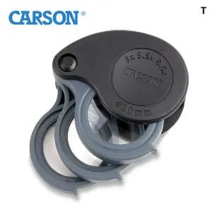 카슨 접이식 루페돋보기 3배.5.5.8.5배 TV-36 폴딩 미니 포켓 휴대용확대경 휴대용