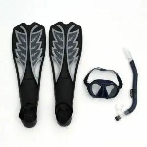 다이빙 마스크 스노클링 오리발 수영 세트