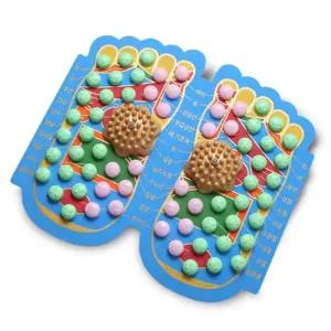 헬스원 발지압판 골드 FFMG-7230 둥근형 - 매트 부모님선물 할머니 지압 발판 바닥 자갈