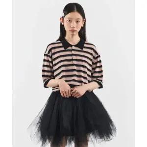 블랙모먼트 데일리 스트라이프 카라 니트 폴로 [피치믹스] 1999153