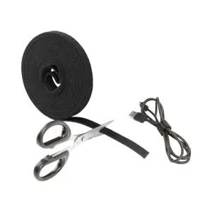 찍찍이 케이블타이 (15mm 블랙) DK02 선정리 묶음 고정 전선정