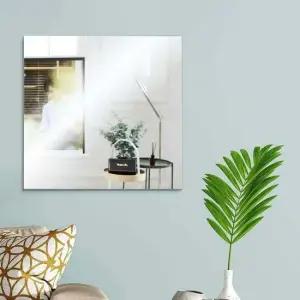 붙이는 벽에 아크릴 안전 거울40x40cm 안전거울 부착식거울 벽걸이거울 벽거울 l