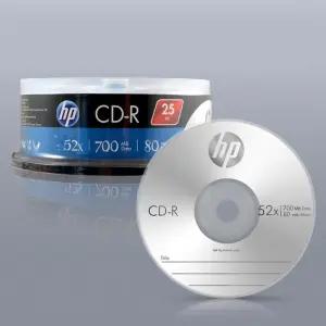 HP Media CD-R 52x 700MB (25p 케익 케이스)공CD CD CDRW 시디