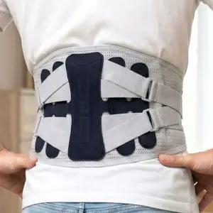 HICKIES 이중쪼임 5지지 요추 허리보호대 압박복대 바른자세 홈케어밴드A2통증대 아플때 일상용대 편한대