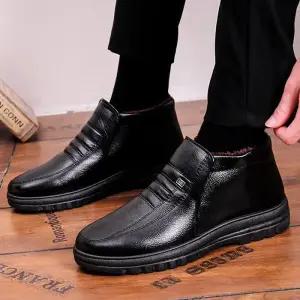 [라일리] Rly 남성 겨울 외출 털 안감 아빠 할아버지 베이직