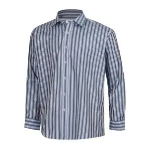[파파브로] 남성 간절기 스트라이프 배색 셔츠 DE-SHA-0028