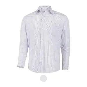 [파파브로] 남성 격자무늬 배색 캐주얼 셔츠 DE-SHA-3661