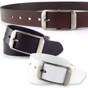 남성 리얼 소가죽 청바지 허리띠 캐주얼 정장 벨트 (KYR-W9D1094)