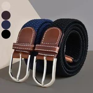 신축성 꽈배기 니트 짜임 구멍없는 벨트 프리사이즈 (KYR-WCF69DC)