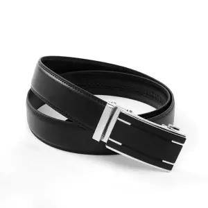 이시아르 블랙 소가죽 남성 정장벨트 115cm (KYR-WC6539A)