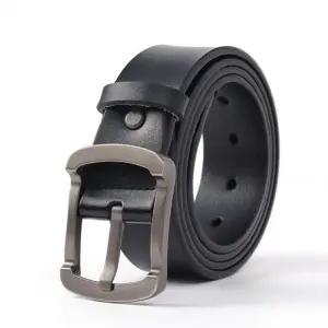 핀버클 포스맨 추천 소가죽 벨트(블랙) 꾸안꾸 캐주얼 (KYR-WFH52JV)