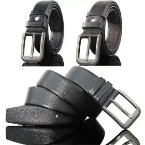 캐주얼 남자벨트 블랙 브라운 정장 청바지 허리 혁띠 (KYR-WBCA5DD)