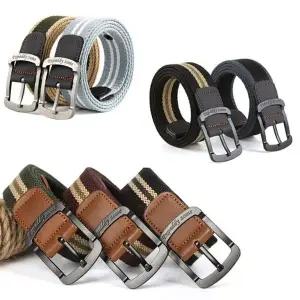 여성 남성 청바지 면바지 캐주얼 스타일 캔버스 벨트 (KYR-WE04E10)