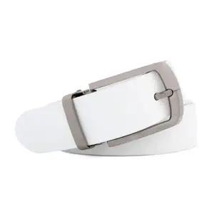 남자 가죽 벨트 A5 20대 30대 통가죽 허리띠 -화이트 (KYR-W5EFA28)