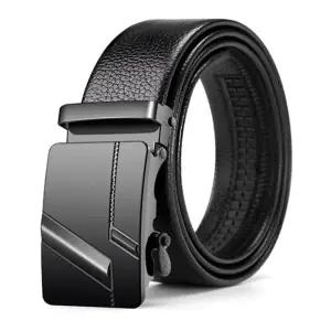 남성 인조가죽 자동벨트 5개 타입 정장벨트 신사벨트 (KYR-WDF45F2)