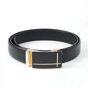 위너맨 자동버클 소가죽 벨트 M2 골드 남성캐주얼벨트 (KYR-WC276C0)