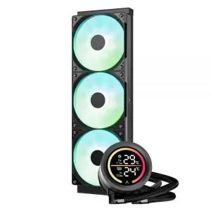 앱코 CPU 수냉쿨러 ARGB 디스플레이 포세이돈 P360D 블랙