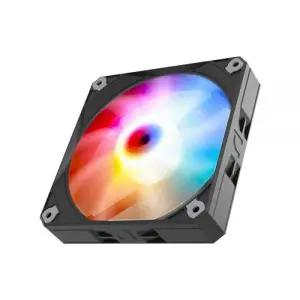 앱코 스마트쿨링 엣지팬 RGB 조명 저소음 PC 냉각 블랙