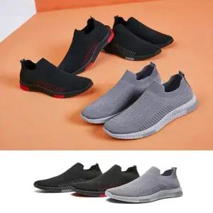 남성 LZI951J1 메쉬 니트 슬립온 운동화 경량 발편한 런닝화