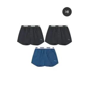 푸마 언더웨어남성 이지케어 퍼포먼스 면 트렁크 3종세트 1720838