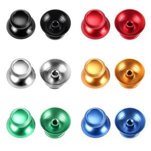 2PC 메탈 아날로그 조이스틱 썸스틱 그립 캡 게임패드 수리용 듀얼센스 5 PS5 플레이스테이션 4 PS4 슬림