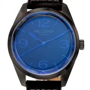 [헬다이버][한국본사정품] SB2C-2002BKBK 가죽밴드 남성시계