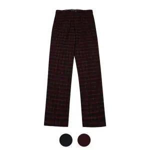 [파파브로]남성 체크 사방스판 지퍼 골프팬츠 FW PTAG 250301 1 2_P417494483