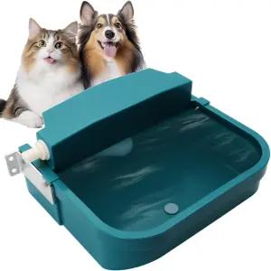 대형견용 자동 급수기 8L 동물 음용수 그릇 플로트 밸브 및 배수 구멍이 있는 축산 동물용 닭 말 송아지 개