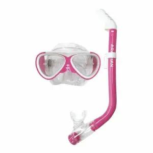 주니어 스노클링세트 핑크 어린이