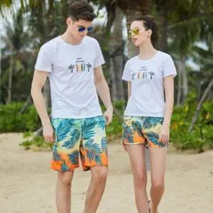 커플 수영복 상하의 래쉬가드 비치웨어