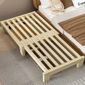 접이식 우드 침대프레임 소파베드 자취방 공간활용