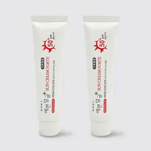 웰빙헬스 예쁜얼굴 썬크림 포르테 2개