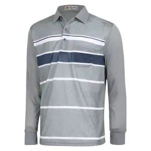 [파파브로] 남성 스트라이프 롱슬리브 카라 티셔츠 NA-KAA-701