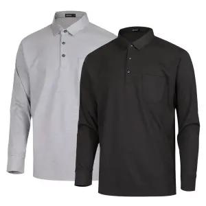 [파파브로] 남성 코튼믹스 포켓 카라 티셔츠 LM-KAA-509