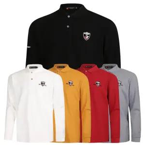 [파파브로] 남성 스판 소프트 자수 카라 티셔츠 OTM-KAA-026