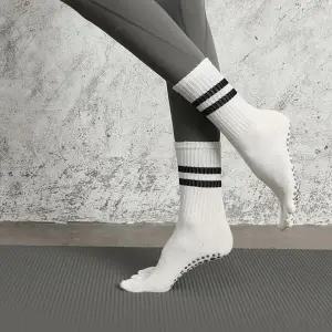 |CCA858E|여성용 사계절 비슬립 발가락 요가 스포츠 양말
