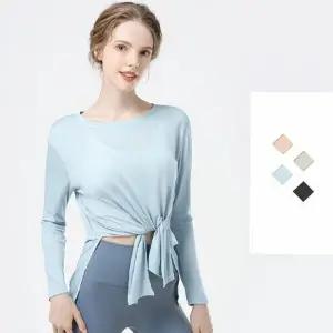 커버업 여성 트레이닝복 티셔츠 상의 긴팔티 요가복