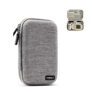 하드 쉘 용품 가방 운반 케이스 포함된 키트, 알코올 정리함 장치, 랜싯, 미터가 랜싱 스트립, 닦기(A-그레이, 스몰) 검사 혈당 모니터링