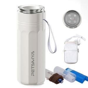 펜과 바이알용 PETSMYA 인슐린 쿨러 여행용 케이스, 약물 아이스팩이 승인 TSA 대용량 쿨링) 휴대용 쿨러(화이트+액티브 포함된