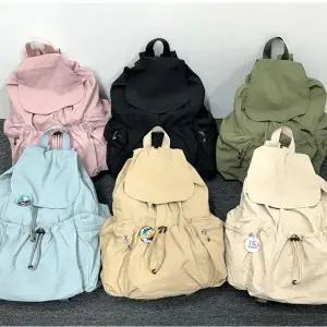 HL 백팩 가방 나일론 여성용 바스락 캐주얼 학생